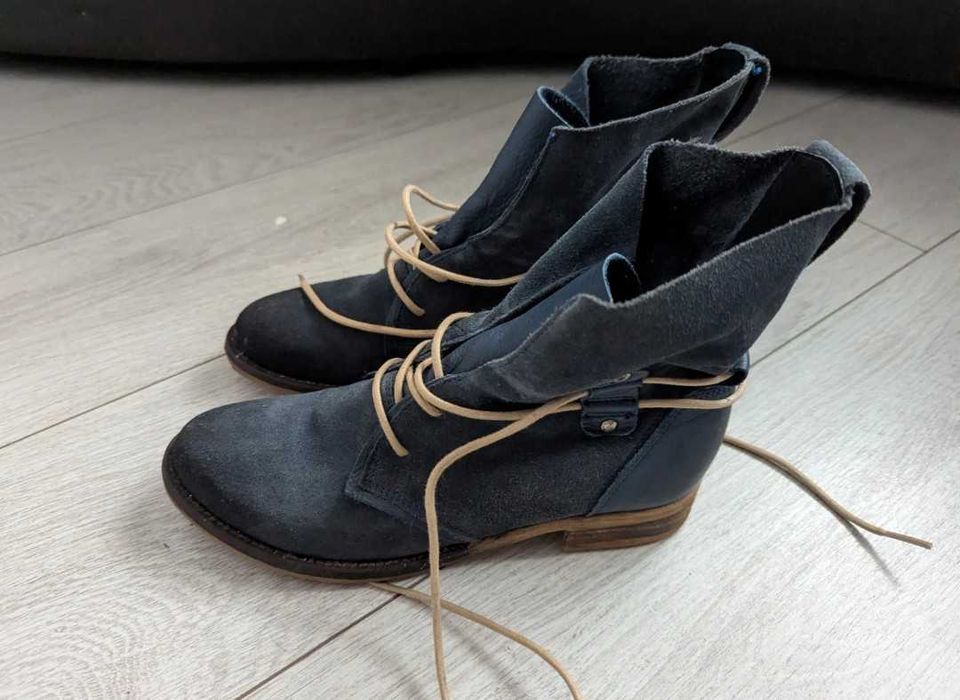Botine dama albastre