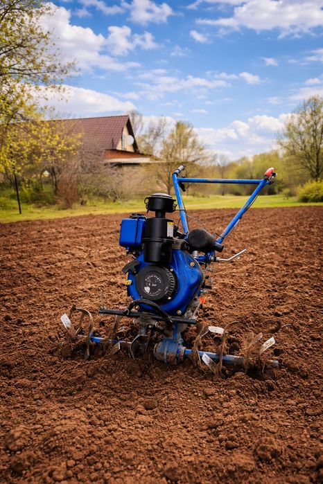 Пашем огороды мотокультиватором