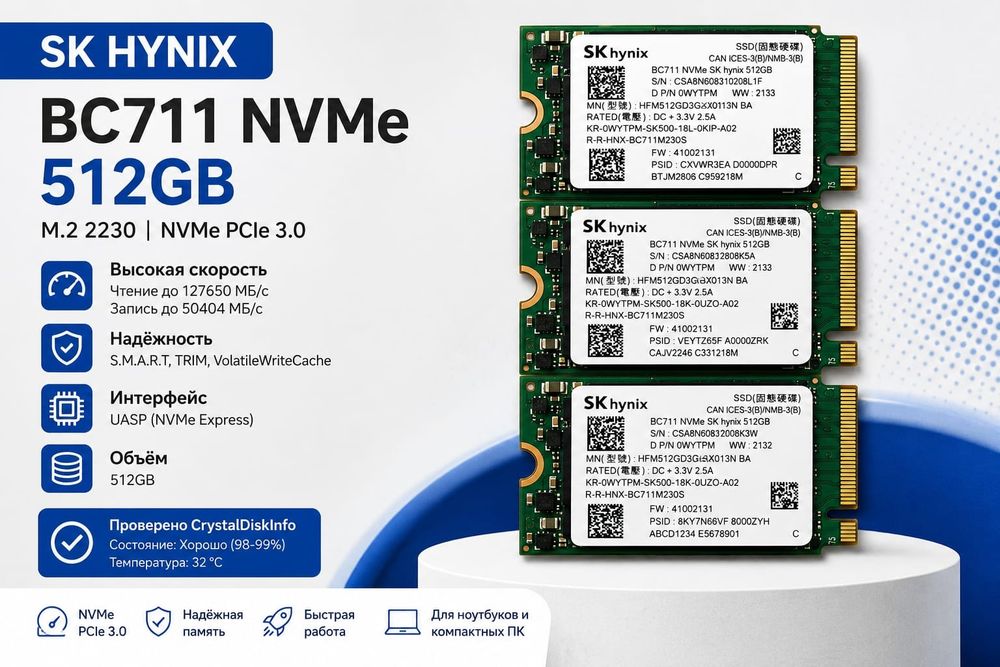 SSD/Твердотельные накопители/m2