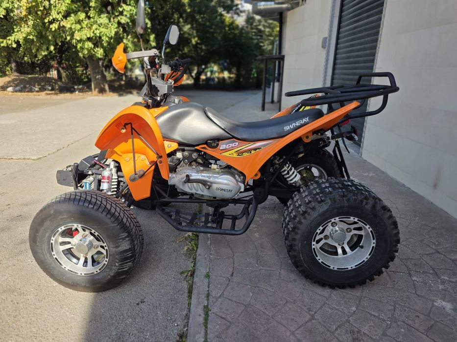 Atv Шинерай 200 автомат с док за кат