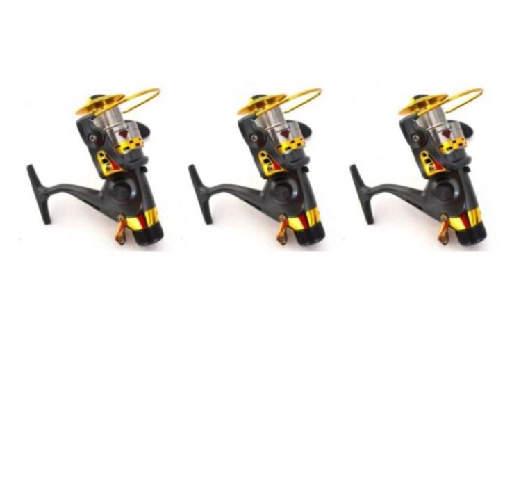 Set 3 Lansete pentru Crap, lungime 3.60 m + 3 mulinete KT 5000A