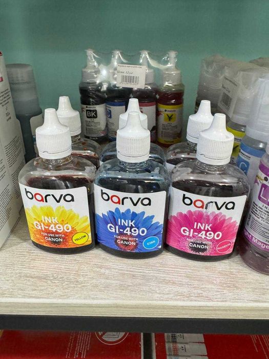 Оригинал чернила GI-490 BK/C/M/Y для принтера Canon G1400/G2400/G3400