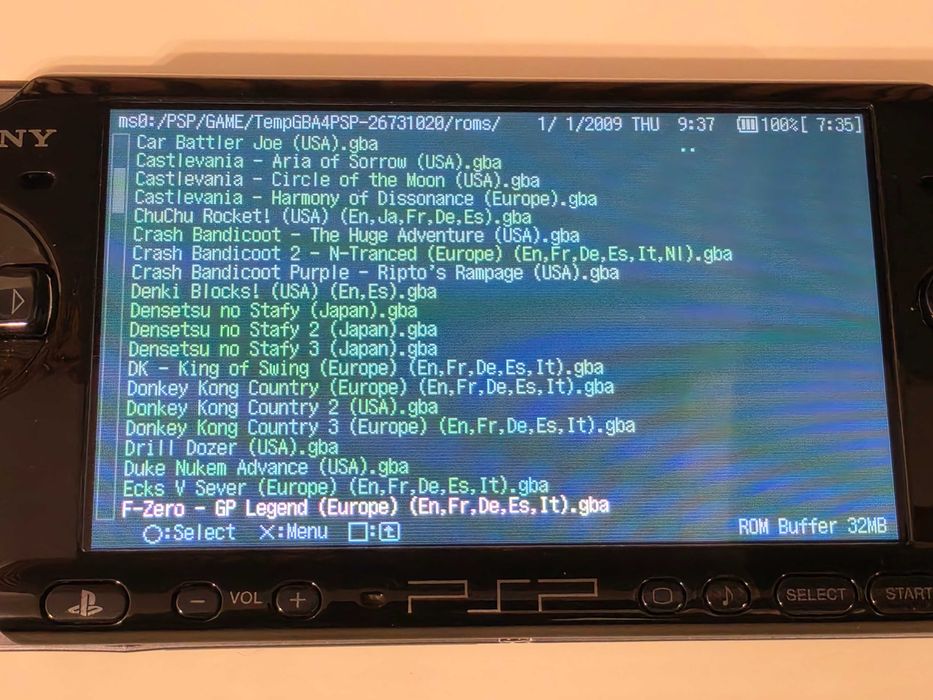 Sony PSP 3004 Gran Turismo editie limitata Modat ARK4