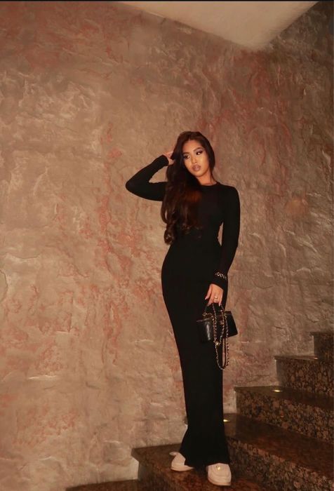 Платье скимс черное