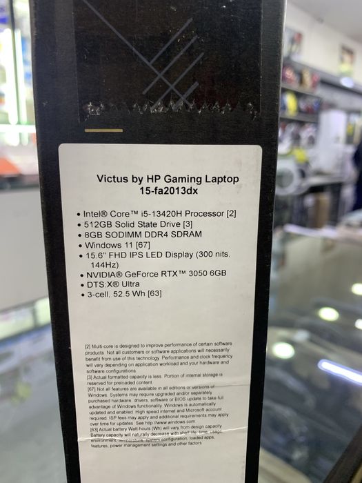 Новый HP Victus gaming