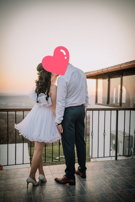 Rochie alba cununie Ana Radu