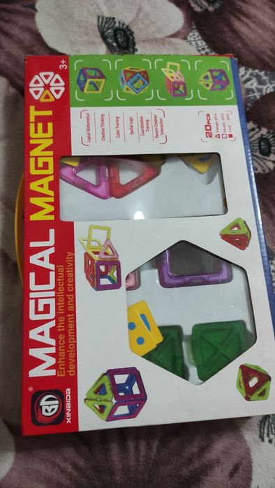 Магнитный конструктор 20 деталей