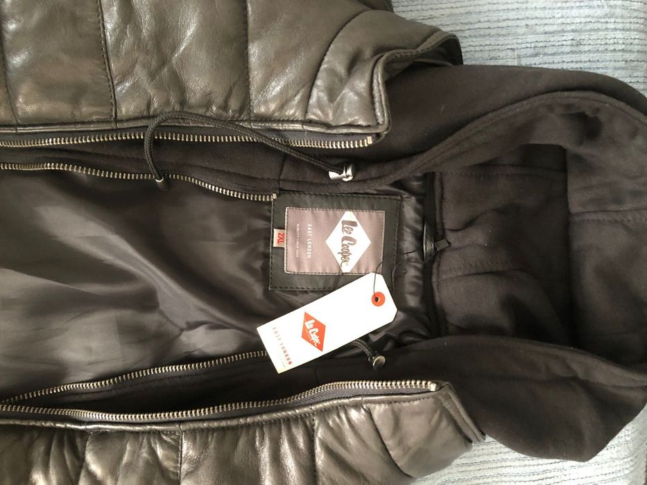 куртка кожаная Lee Cooper