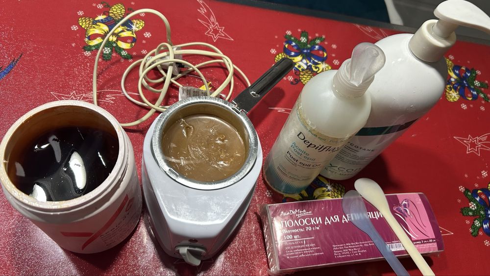 Воскоплав с воском,