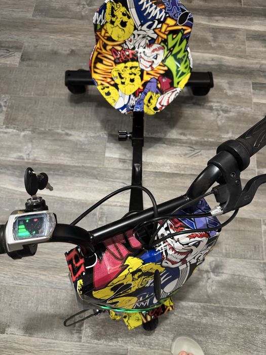 Tricicletă electrică drift cu bluetooth pentru copii