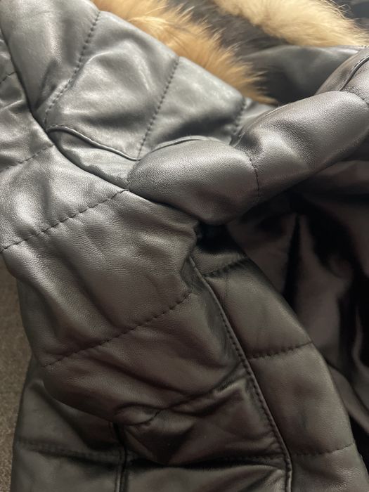 Яке от естествена кожа и косъм - XS