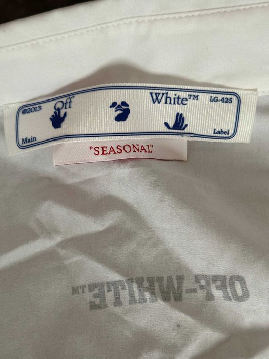 Оригинальная рубашка OFF-WHITE, размер Л, новый