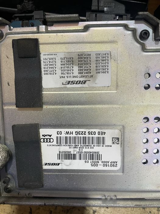 Statie amplificator audi/wv