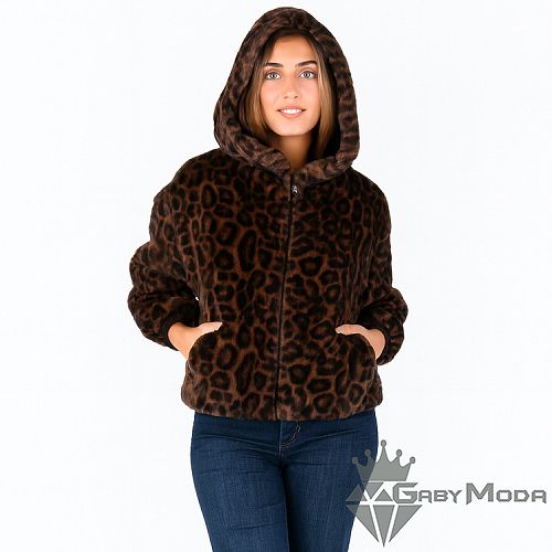 Дамско яке леопард