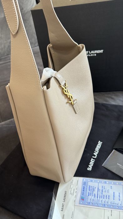 Poseta Y*S*L Le 5 a 7 - 30cm/large/piele naturala/video