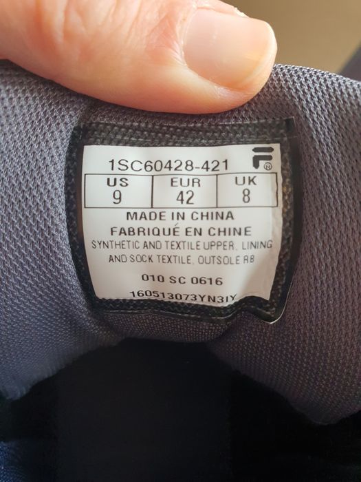 Salomon Gortex подметка +  Fila високи кецове мара