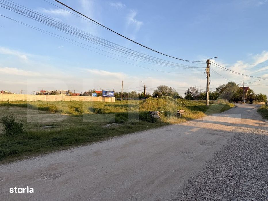 Teren 587 mp, front 17, toate utilitatile, panorama, Carcea