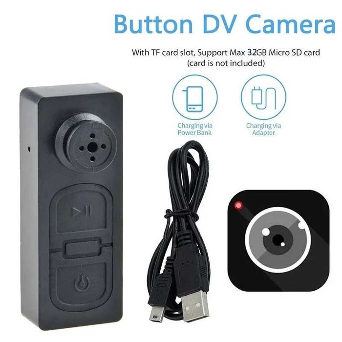 Nasture cu Camera Spion mini camera nasture camasa spy