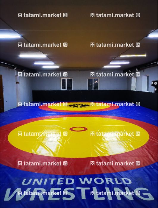 Борцовский ковер Атбасар 8-8 м без матов