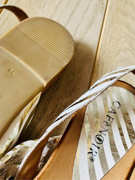 Нови женски кожени сандали СейнтОливър (38) и КафеНоар (39)