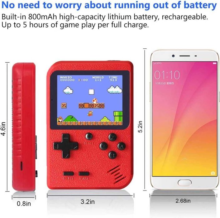 Конзола за видеоигри GameBoy ретро игра - мини ръчен плейър