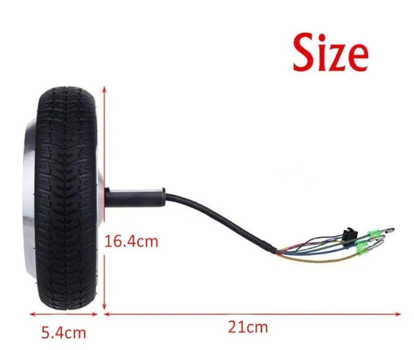 Roată Motor Hoverboard cu anvelopă