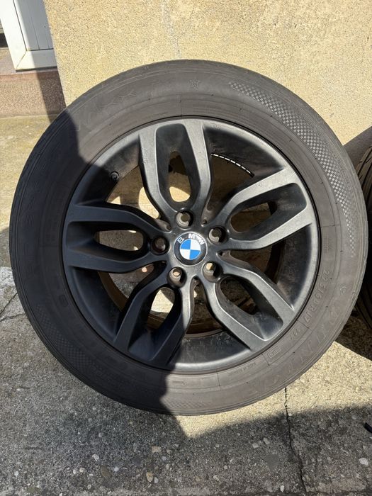 Jante Bmw X1 X3 X4 negre cu cauc 225/60/R17 Dunlop 7,5x17is32 set 4buc