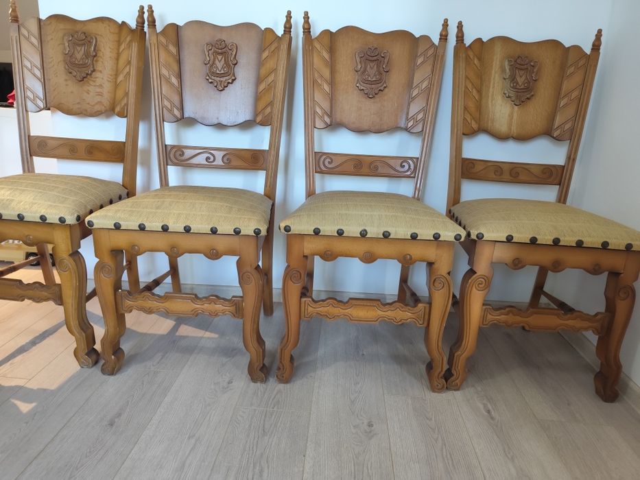 4 scaune fag cu arcuri model deosebit