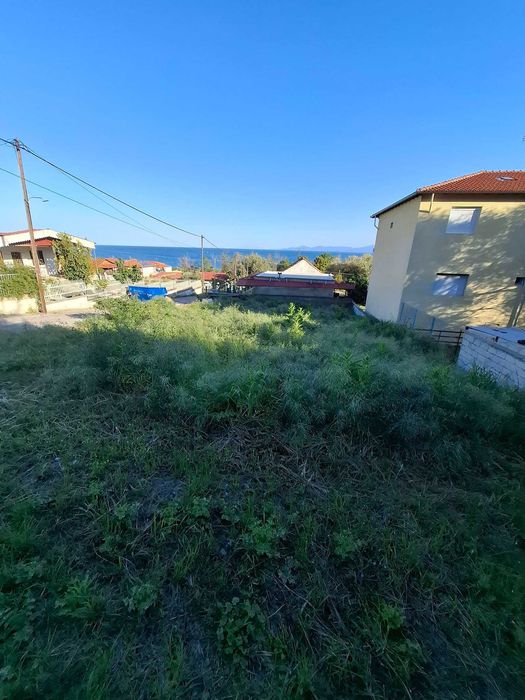 Продава парцел с прекрасна гледка море 400 м2 в Аспровалта, Гърция