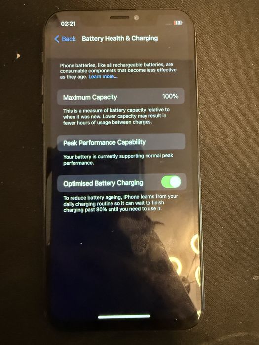 Iphone x 256 gb face id mort 100% baterie