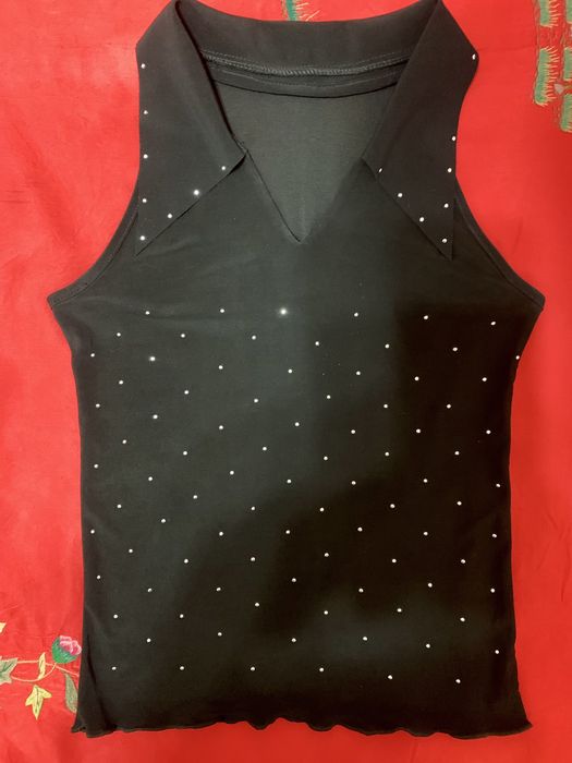 Футболка-туника с золотым принтом/Блузка-американка, привозные!