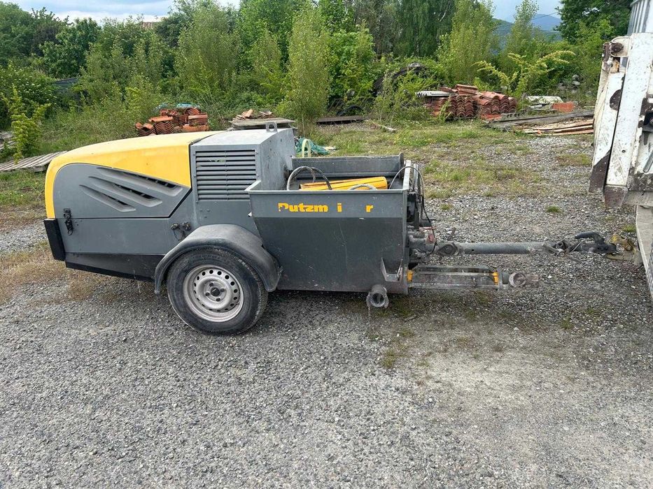 Putzmeister SP11 LMR pompă mortar / mașină tencuit – tractabilă