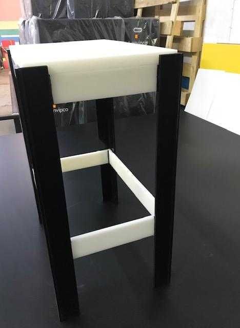 Tocator polietilena, butuc transare cu blat HDPE