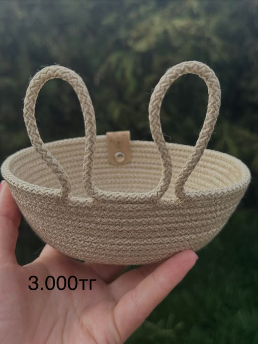 Корзинки из шнура