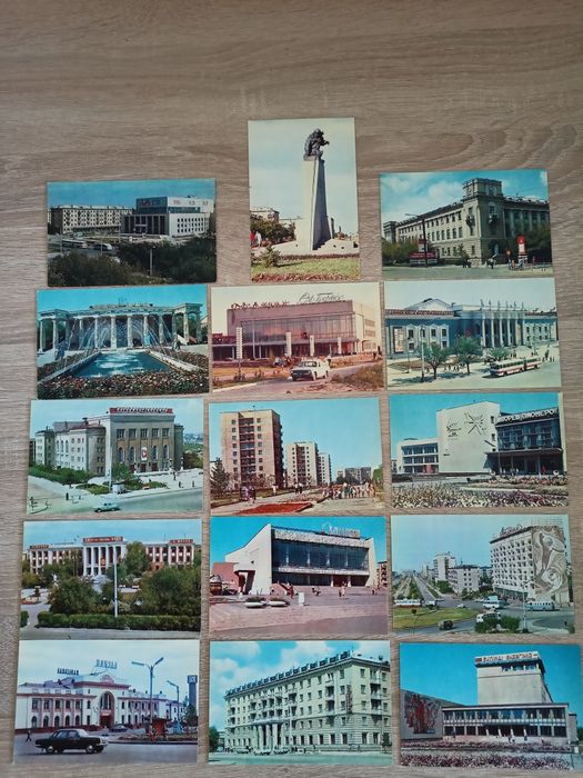Фото-открытки Караганда 1972г