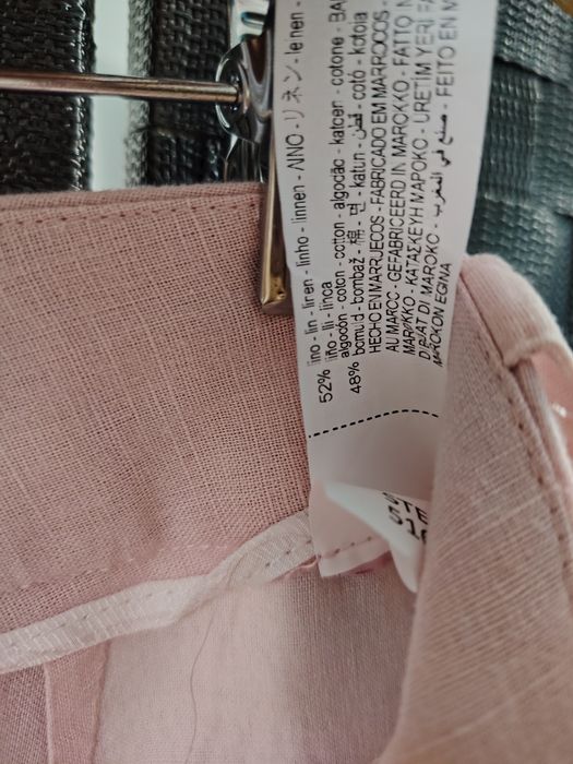 Pantaloni din in&bumbac masura XL Zara