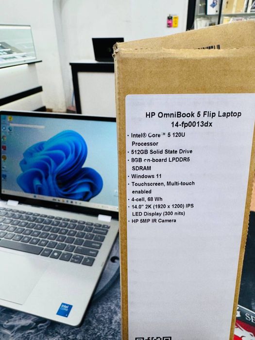 Продам HP OMNIBOOK FLIP 5 360*, как новый, еще на гарнтии!