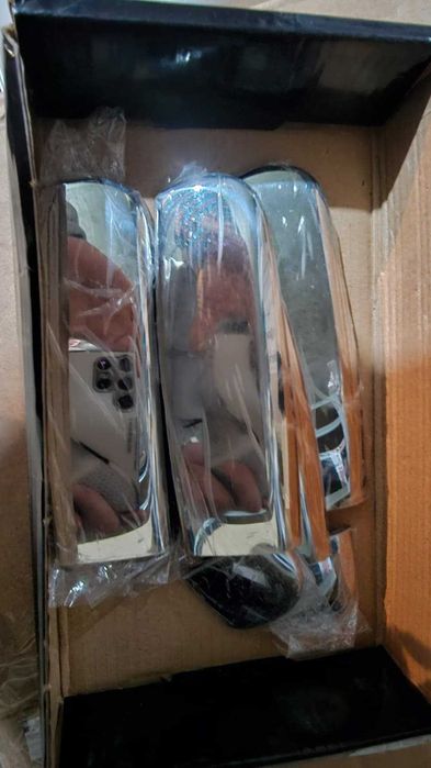 Set de 5 ornamente manere usi cromate Audi A3  A4  A6