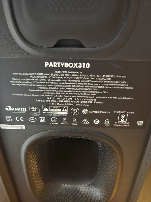 Jbl party mix 310