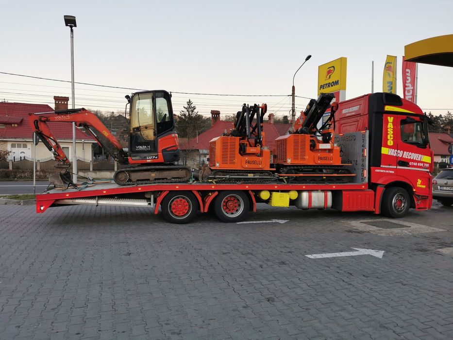 Tractari auto  utilaje