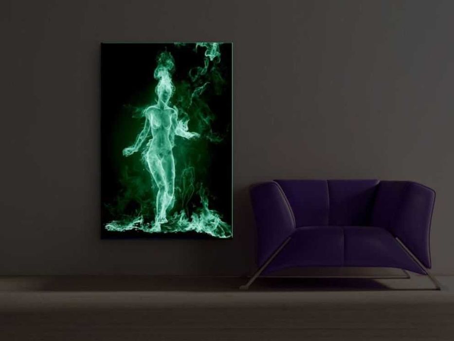 комплект светящихся фосфорных красок для декора стен и др. предметов