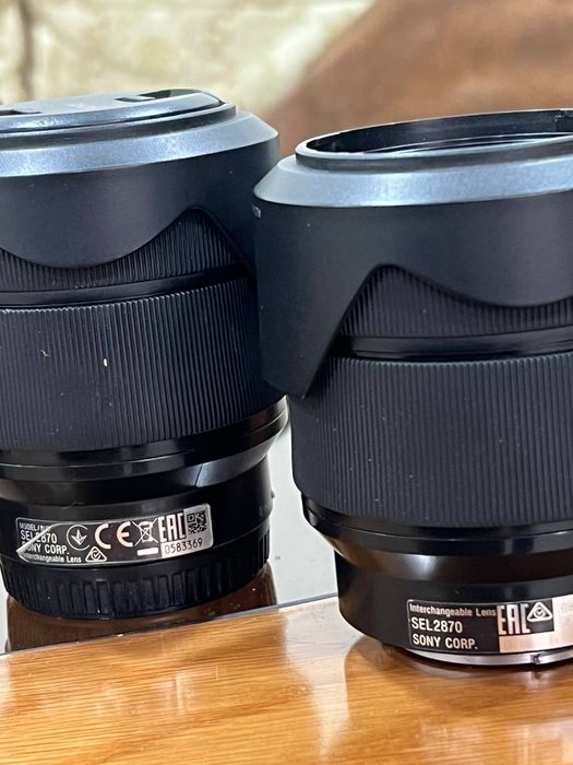 Sony Fe 28-70 video va foto apparat. Ishonchli