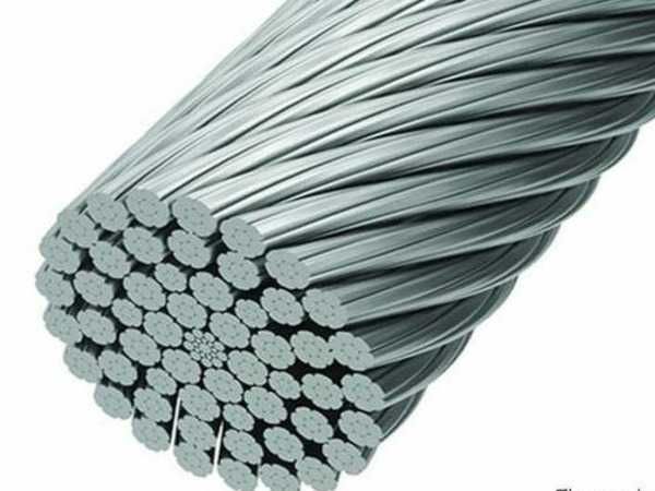 Канат ГОСТ 3097–80 двойной свивки ТК оцинкованный, D=10.2 мм