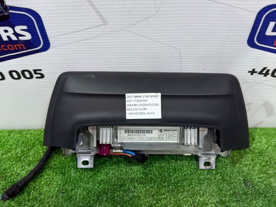 Display navigatie navi radio cd 2017 bmw 318i sport seria 3 lci f30 1.5 benzina cod oem 65509322120