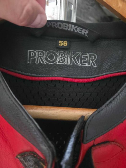 Кожен мото екип Probiker номер 56 на две части