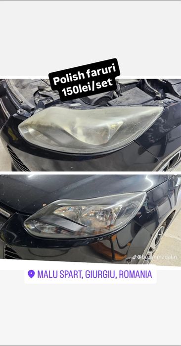 Curatare tapiterie auto si polish faruri
