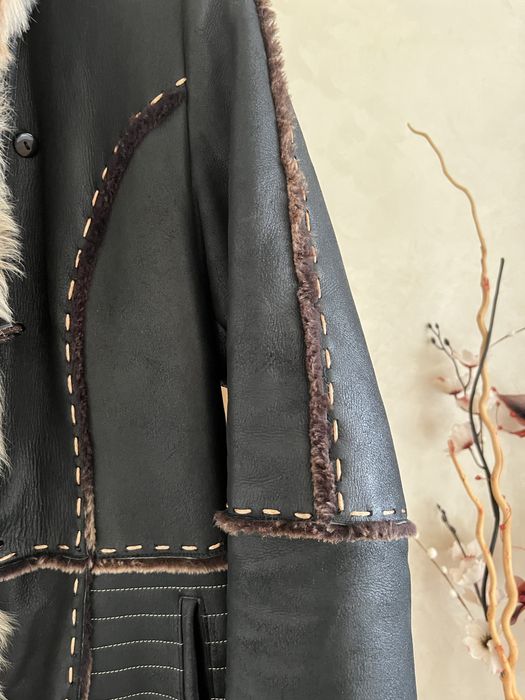 Кожаную дубленку