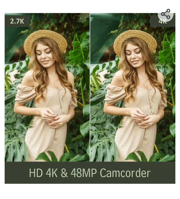 4K видеокамера 48MP 30FPS с IR нощно виждане  18X цифрово увеличение