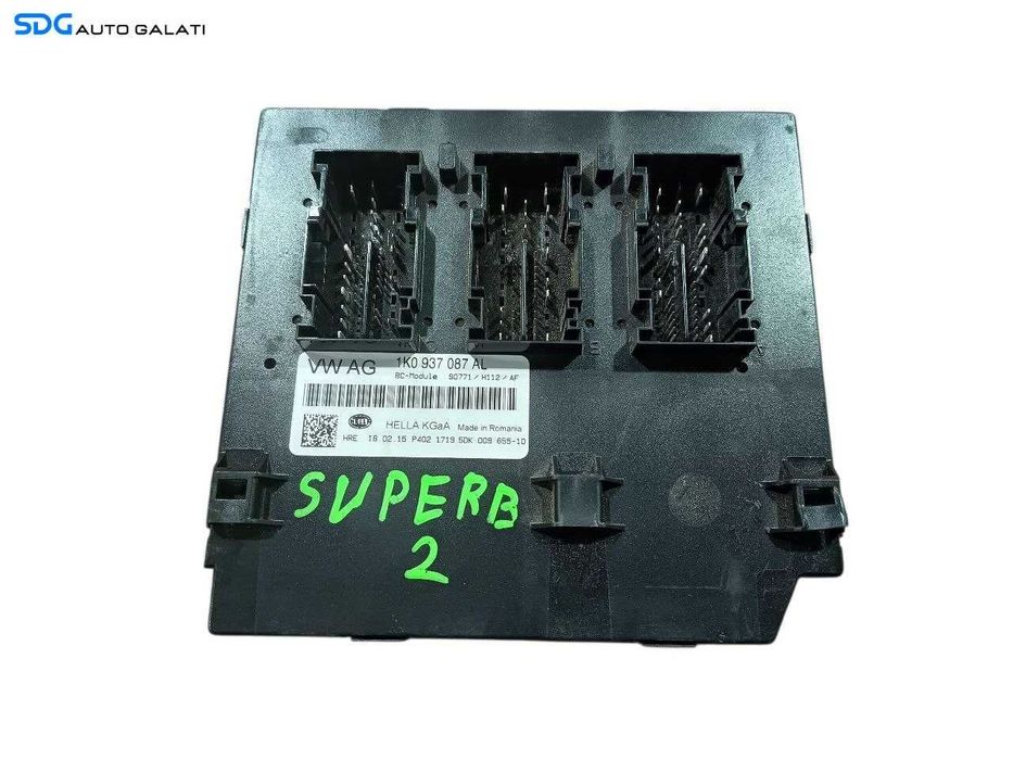 Unitate Modul Calculator Control Confort BCM Skoda Superb 2 2008 - 2015 Cod 1K0937087AL [LR2143]