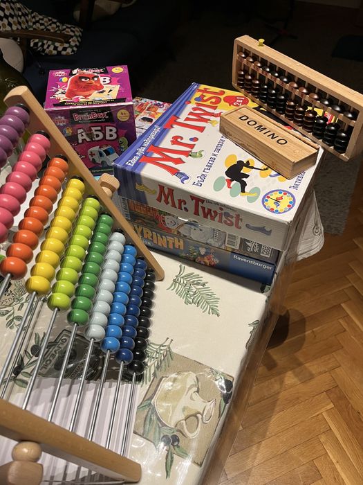 Настолни игри Labyrinth, brainbox, mr. Twist, коледен пъзел